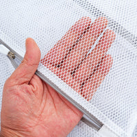 Breathable Mesh Laundry Bag with Auto-Lock Zipper for Delicates and Sweaters