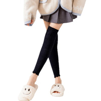 Coral Fleece Knee-High Socks for Joint Warmth and Leg Protection