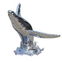Stainless Steel Whale Dolphin Sculpture Metal Kunpeng Ornament Hollow Animal Outdoor Wave Fish City Landscape