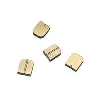 Vintage Metal Corner Protectors for Notebooks & Journals, Antique Bronze Edge Clips for DIY Scrapbooking & Planners, 2-Pack