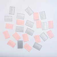 Perpetual Calendar Embossing Die Cuts for DIY Paper Craft and Card Making