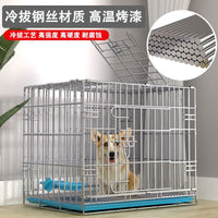 Durable Foldable Pet Cage for Small to Medium Dogs and Cats, Easy Assembly
