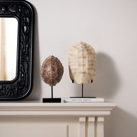 Modern Faux Tortoise Shell Sculpture Retro Home Decor Art Ornament