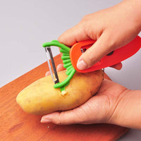 Magnetic Bottle Opener & Stainless Steel Peeler, Multifunctional Vegetable Fruit Potato Carrot Peeler, Kitchen Tool