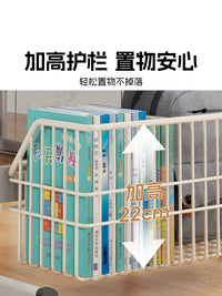 Under-Desk Storage Basket for Students, No-Drill Hanging Organizer for Books, Stationery, and Backpacks