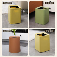 Ins Style Dual-Compartment Waste Bin for Kitchen and Living Room, Large Capacity
