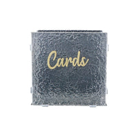 Acrylic Wavy Stone Texture Wedding Card Box Ballot Collection Postcard Holder