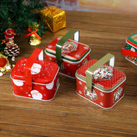 Christmas Portable Candy & Gift Tin Bucket for Kids
