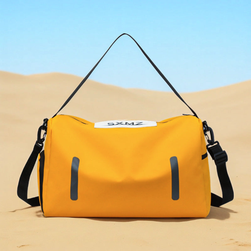 Waterproof Gym Bag with Dry/Wet Separation, Large Capacity Oxford Cloth Shoulder Travel Bag