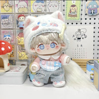 10/20cm Doll Clothes Set for Cotton Plush Dolls, Various Styles