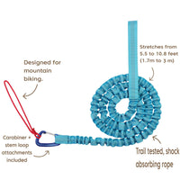 Outdoor Kids' Bike Tow Rope MTB Elastic Strap Reflective Bicycle Parent-Child Traction Rope