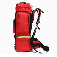65L Large Capacity Hiking Backpack with Rain Cover for Outdoor Camping Trekking