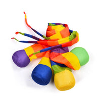 Meteor Ball Sensory Training Toy for Kids, Ribbon Soft Throwing Sandbag for Outdoor Play