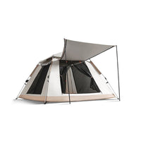 Outdoor 3-8 Person Camping Tent with Vestibule, Sunshade, and Rain Protection