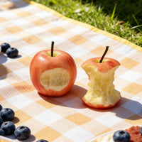 Bitten Apple Scented Candle Realistic Fruit Shape Aromatic Ornament Birthday Gift