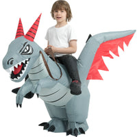 Inflatable Dragon Dinosaur Costume for Kids Halloween