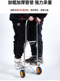 Foldable Household Hand Truck Portable Shopping Cart Luggage Trolley