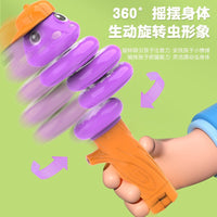 Whistle Twisty Worm Balancing Spinning Toy for Kids