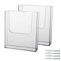 Acrylic Wall-Mounted Document Holder for A4/A5/A6 Posters and Flyers