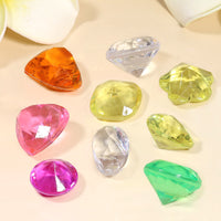 Kids' Acrylic Gemstone Set for DIY Crafts and Decoration, Assorted Colors and Shapes