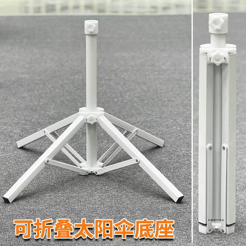 Folding Cross Base Umbrella Stand for Outdoor Patio Sunshade