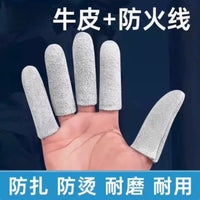 Heat Resistant Finger Sleeves for Soldering, Crafts, and Hot Tasks - 2 Pack