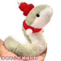 Plush Snake Toy with Bow/Hat/Scarf - Chinese New Year Mascot Doll