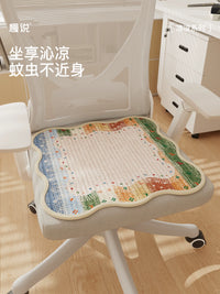 Summer Cooling Seat Cushion for Office Chair Car Student Stool Rattan Mat