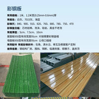 Galvanized Corrugated Steel Roof Panel, Pre-painted Color Coated Steel Sheet