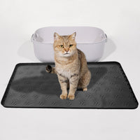 Cat Litter Mat, Waterproof, Non-Slip, Litter Trapping Mat for Easy Cleaning, Large Size