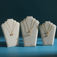 Human Face Bust Necklace Display Stand for Jewelry Counter