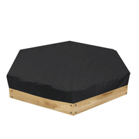 Waterproof Hexagonal Sandbox Cover for Outdoor Kids' Play Area, Garden Patio Sandpit Rain Cover