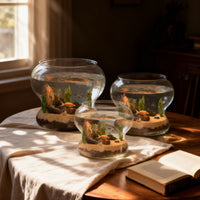 Desktop Ecological Fish Tank for Goldfish and Aquatic Plants