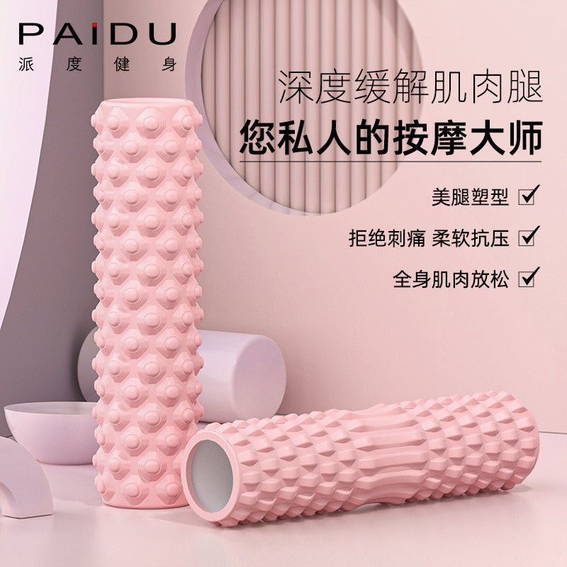 Foam Roller Muscle Relaxation Massage Stick for Beginners, Yoga Fitness Equipment
