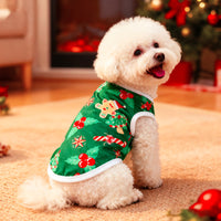 Pet Christmas Snowflake Vest for Dogs and Cats, Festive Holiday Apparel