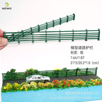 Miniature Copper Highway Guardrail Model for DIY Dioramas and Architectural Sand Tables