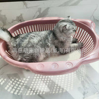 Cat Scratcher Bed Basket with Breathable PP Material and Non-Slip Mat