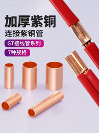 Copper Wire Connector Terminals with Heat Shrink Tubing and Crimping Tool