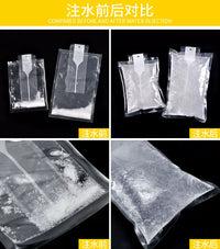 Reusable Transparent Ice Pack for Food, Medicine, and Cooling - 100ml to 1000ml