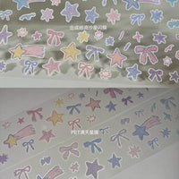 Cai Cai Xuan Xuan Winter Salt Series Butterfly Star PET Washi Tape
