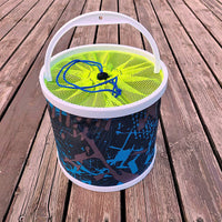 Portable Folding Fishing Bucket Live Fish Water Pail Canvas Collapsible Car Wash Bucket