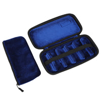 Premium Hard Saxophone Mouthpiece Case with Velvet Pouch