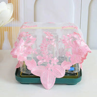 Korean Style Lace Embroidered Dust Cover for Air Fryer Tea Tray Rice Cooker Blender