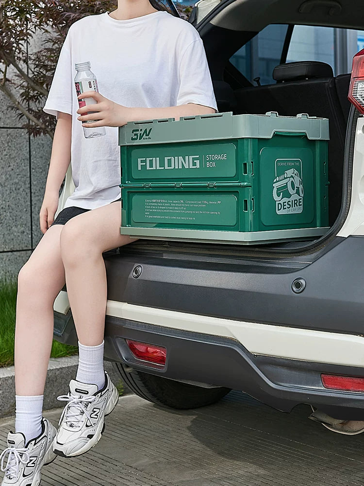 3W Foldable Car Trunk Organizer Storage Box Multi-functional Home Container