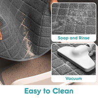 Cat Litter Box Mat PVC Mesh Trap Pad with Non-Slip Backing