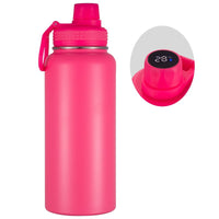 Smart Temperature Display Insulated Water Bottle - Double-Layer Stainless Steel Portable Outdoor Sports Flask
