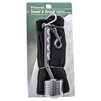 Golf Club Cleaning Brush Double-Sided Nylon and Steel Bristle Head Cleaner Tool