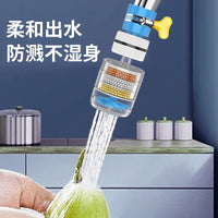 Faucet Splash-Proof Water Filter for Kitchen and Bathroom