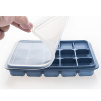 Korean Style 15-Grid Square Silicone Ice Cube Tray with Lid - Creative Ice Box for Summer Drinks