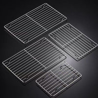 Cooling Rack Baking Roasting Grill Net with Feet for Oven BBQ Bread Oil Draining